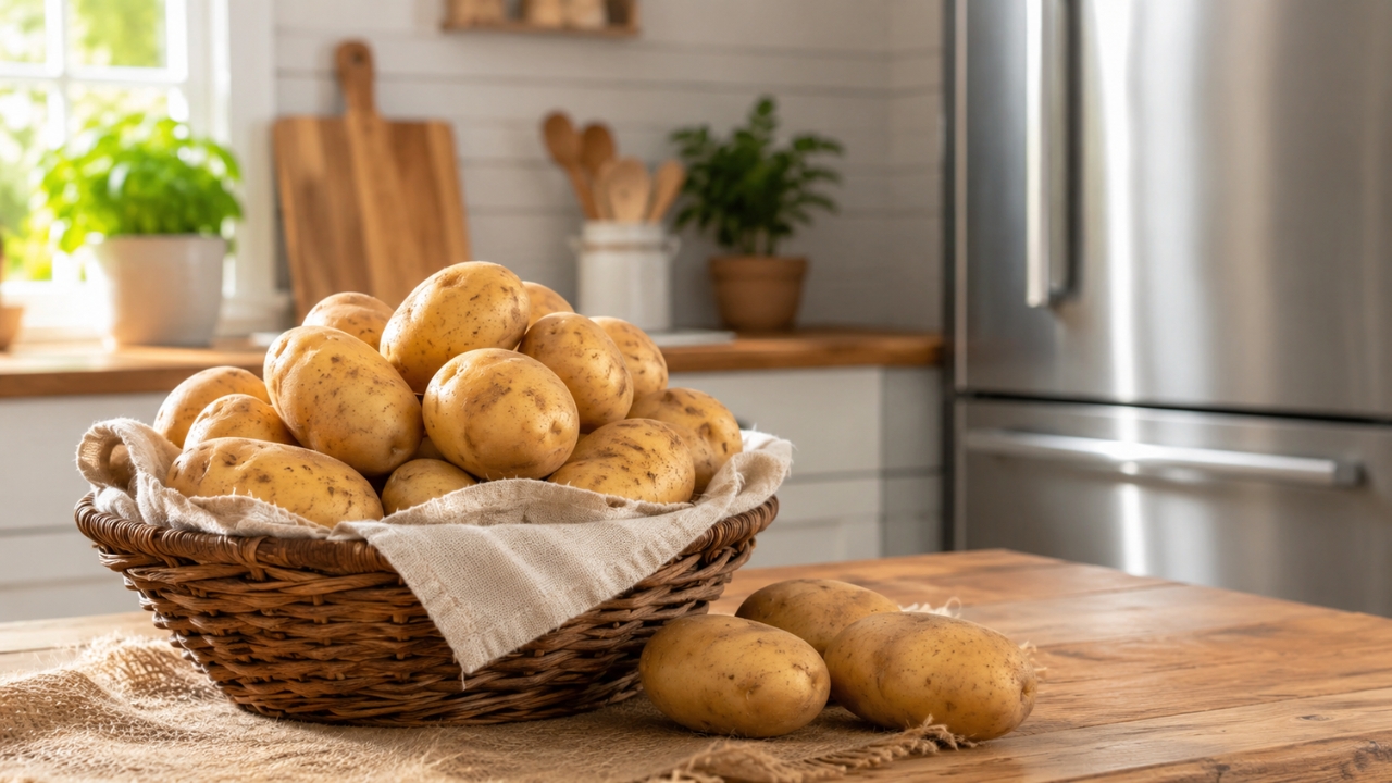 Batata pode ficar fora da geladeira