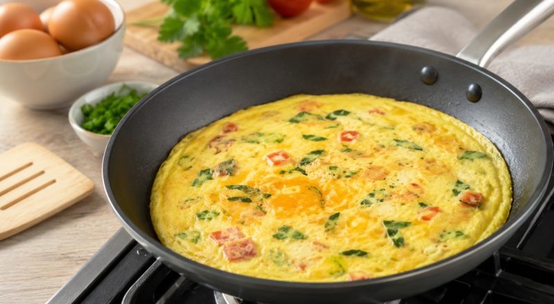 Como fazer omelete sem virar