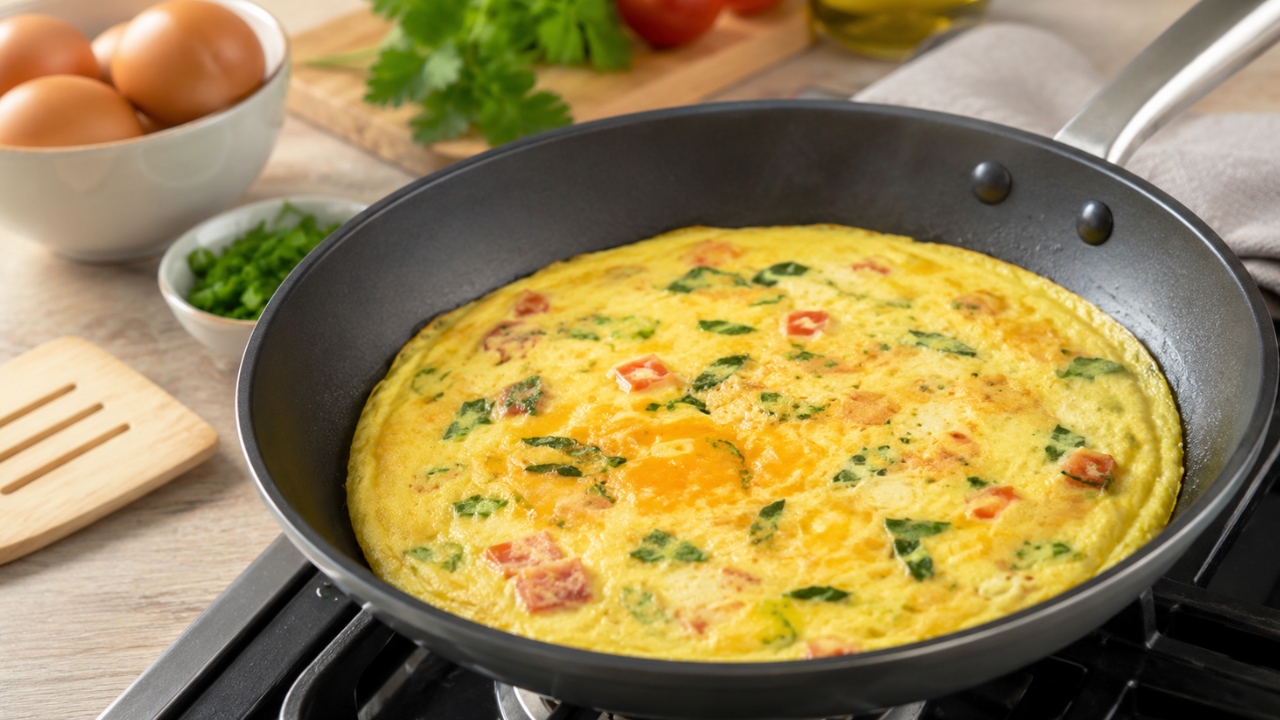 Como fazer omelete sem virar
