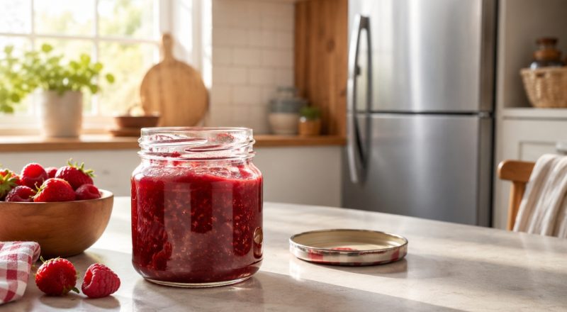 Geleia pode ficar fora da geladeira