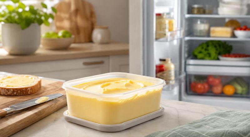 Margarina pode ficar fora da geladeira