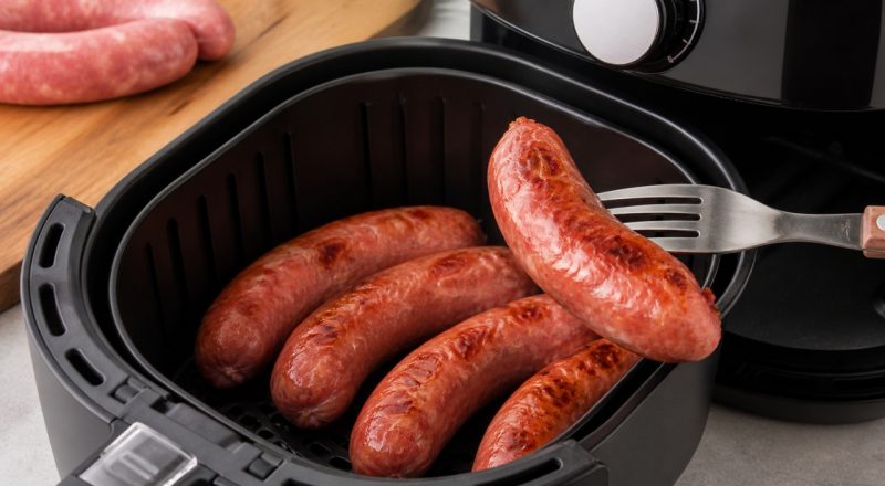 Precisa furar a linguiça para assar na airfryer