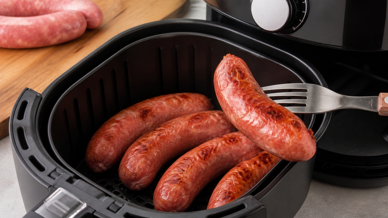 Precisa furar a linguiça para assar na airfryer