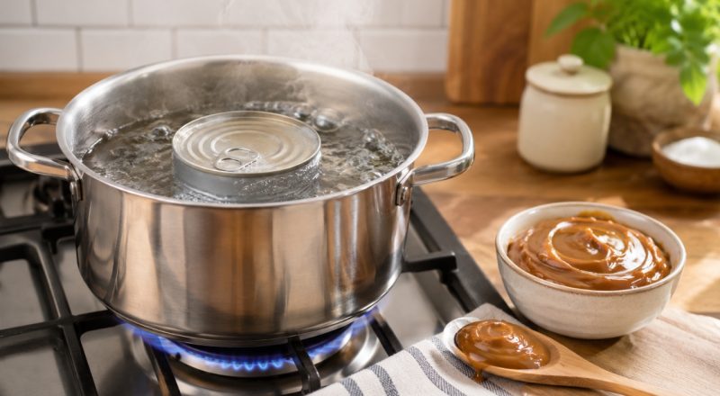 Quanto tempo para cozinhar leite condensado na panela normal