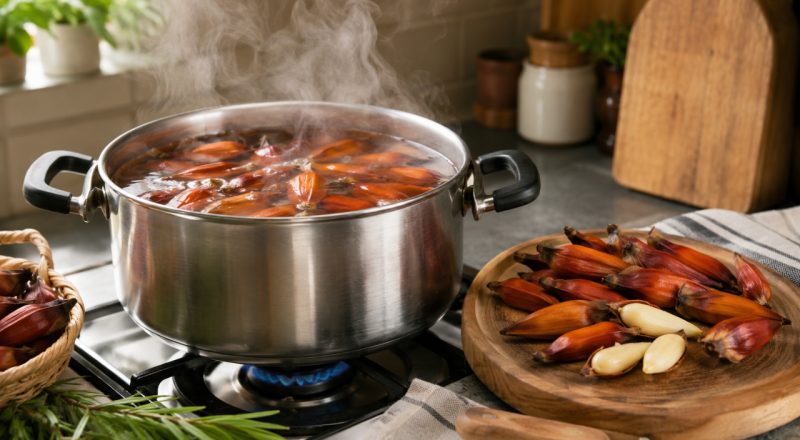 Quanto tempo para cozinhar pinhão na panela normal
