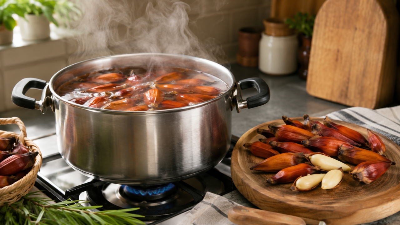 Quanto tempo para cozinhar pinhão na panela normal