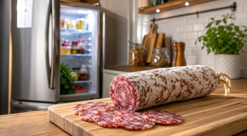 Salame pode ficar fora da geladeira