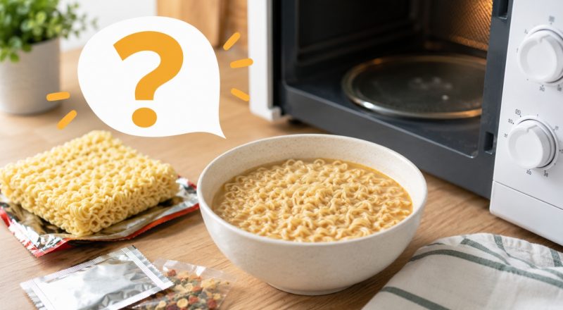Tem como fazer miojo no micro-ondas