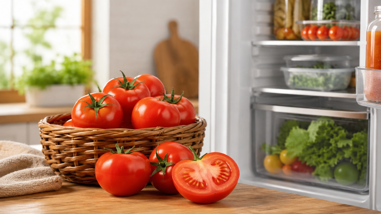 Tomate pode ficar fora da geladeira